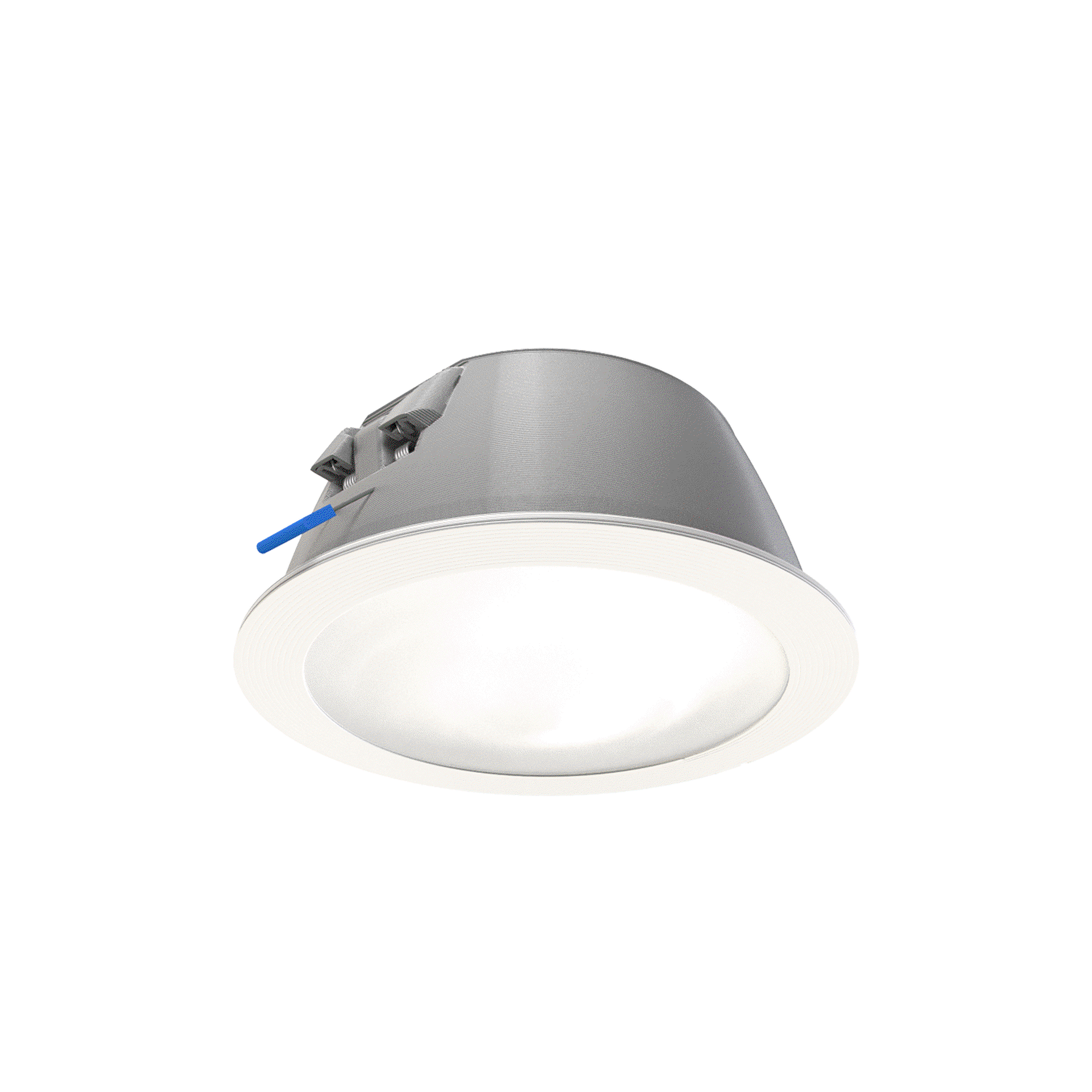 GreenSpace Downlight, 3D printed, 13.4 W, D200 mm, 1950 lm, 4000 K, Weißer Reflektor, Opal, IP20/54 – Bild 2 von 5