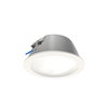 GreenSpace Downlight, 3D printed, 13.5 W, D200 mm, 1950 lm, 4000 K, Weißer Reflektor, Opal, IP20/54