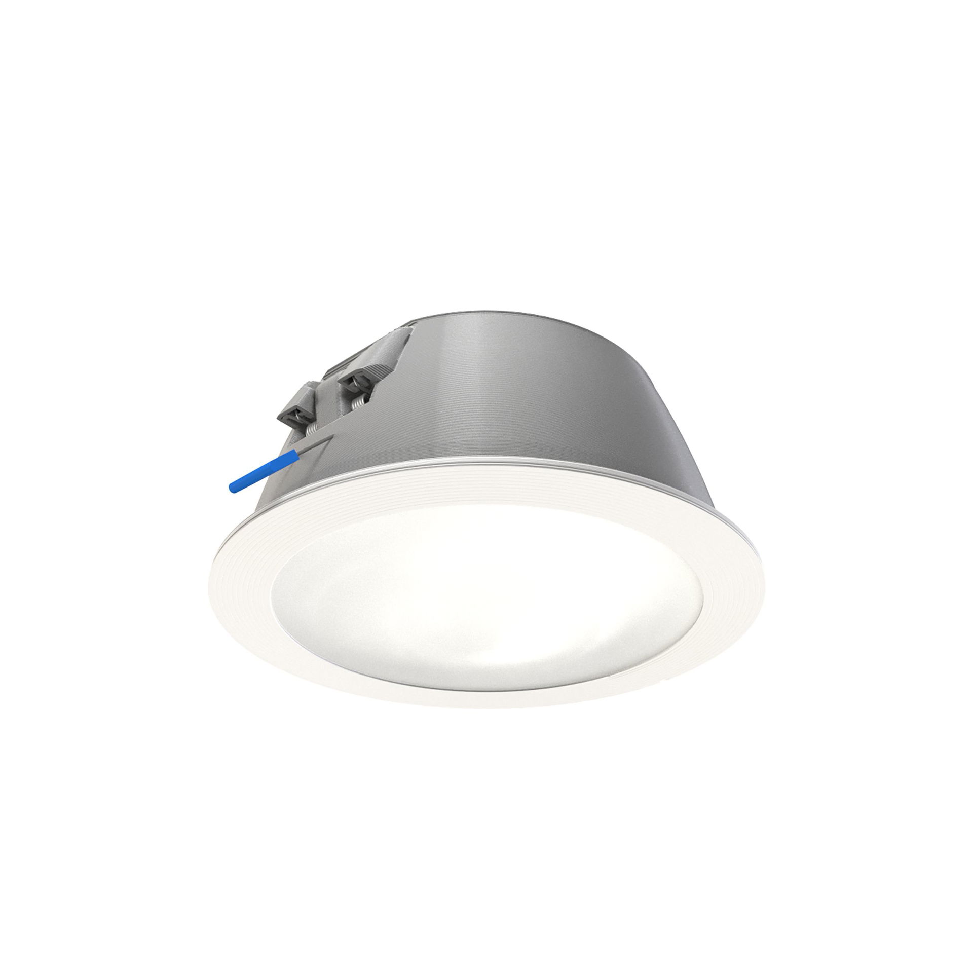 GreenSpace Downlight, 3D printed, 13.4 W, D200 mm, 1950 lm, 4000 K, Weißer Reflektor, Opal, IP20/54