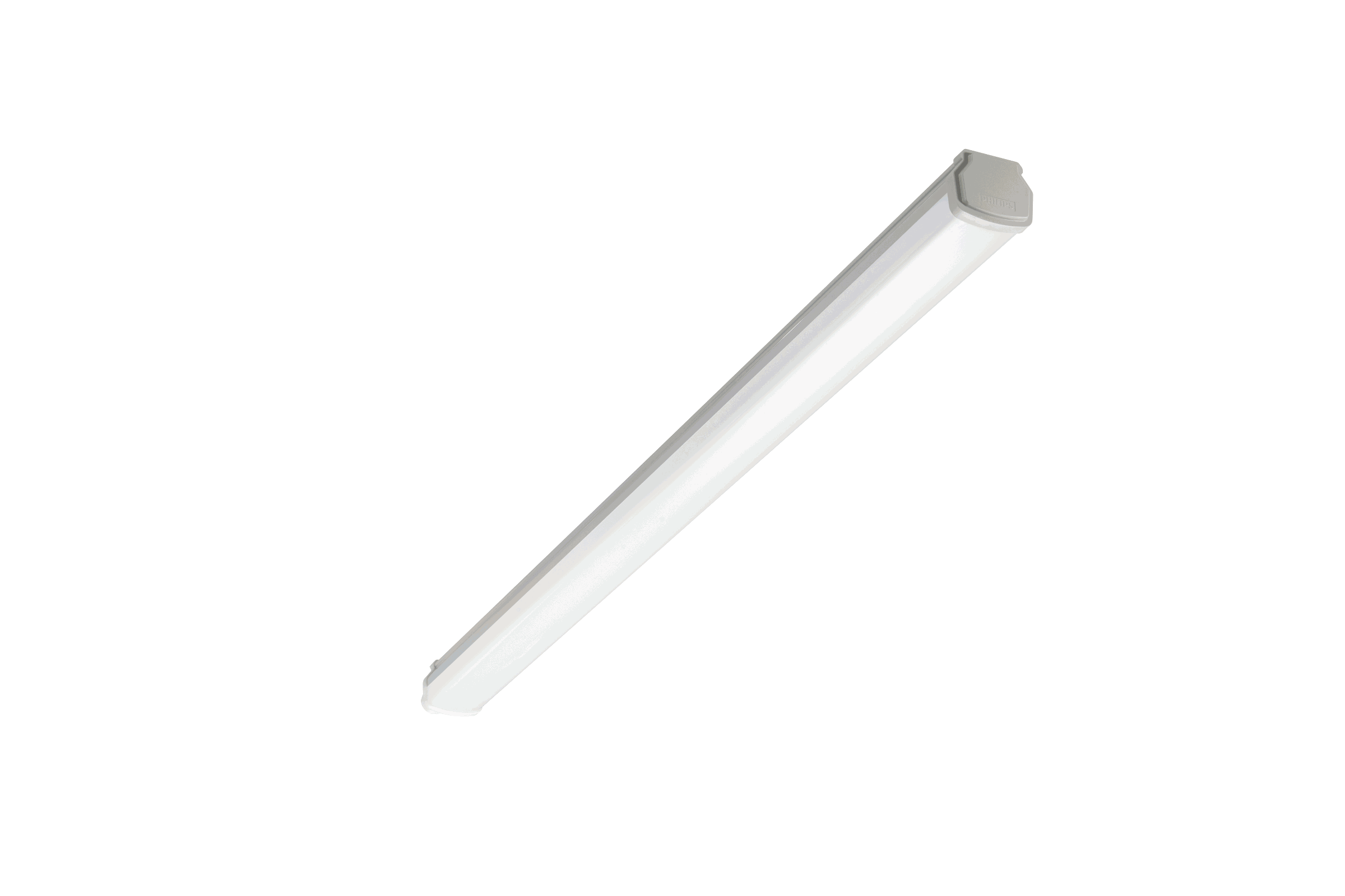 LEDINAIRE WT060C Waterproof, (in brown Eco Packaging), 30 W, L1200 mm, 3600 lm, 4000 K, Symmetrisch, Opal, IP66, IK08
