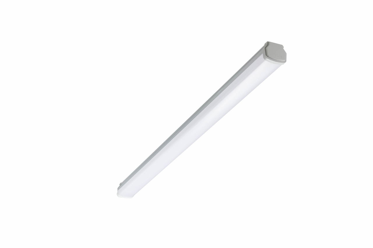 Ledinaire Feuchtraumleuchte WT060C, (in brown Eco Packaging), 30 W, L1200 mm, 3600 lm, 4000 K, Symmetrisch, Opal, IP66, IK08
