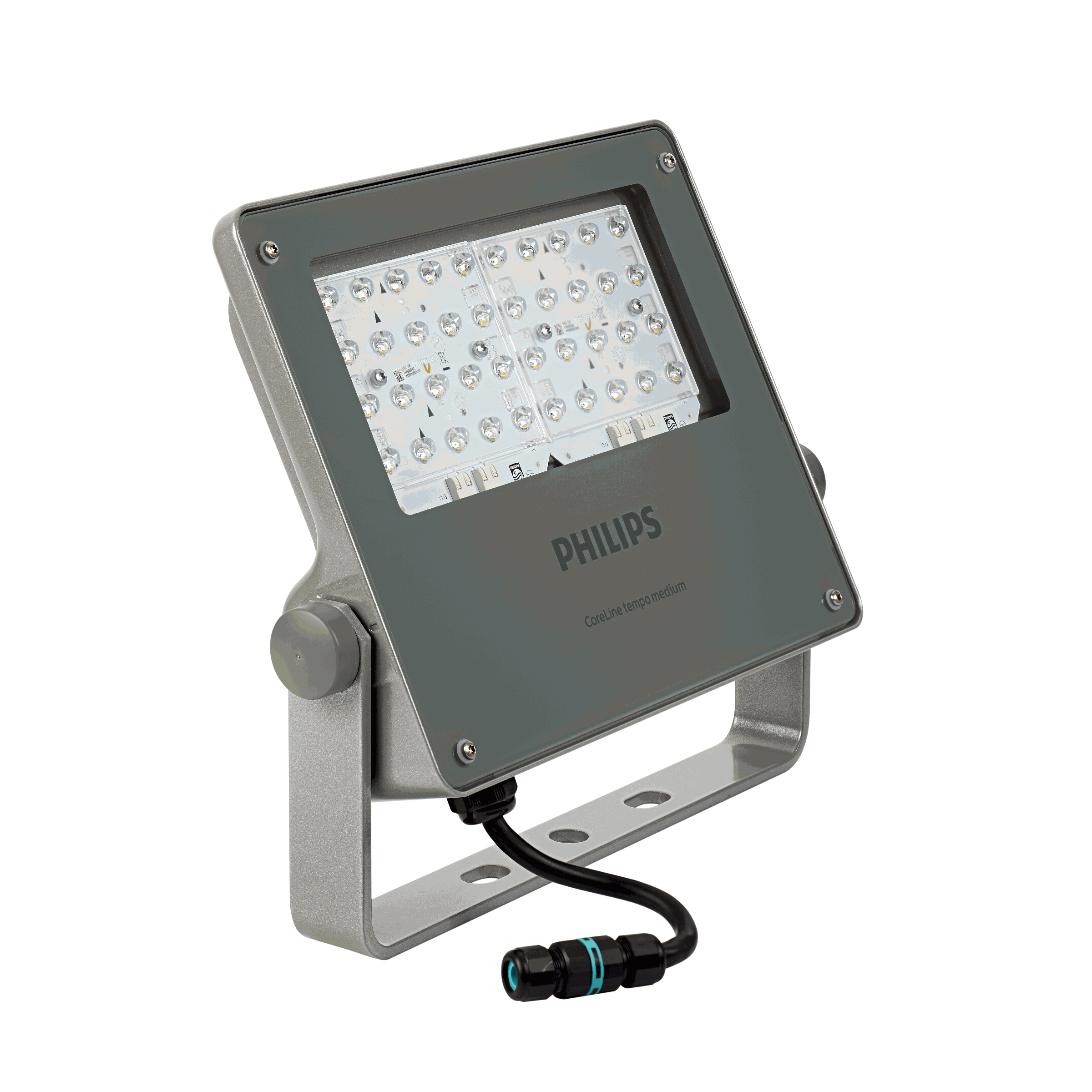 Coreline Tempo Medium, Floodlight, 90 W, 12000 lm, 4000 K, CRI70, Asymmetrisch, IP66