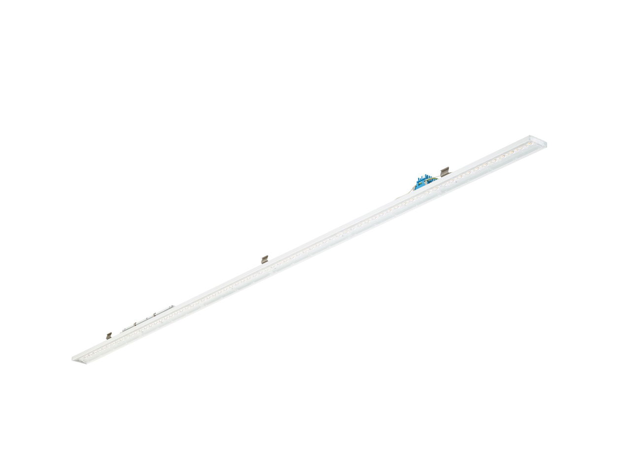 Maxos unify, Trunking light unit, 48.5 W, 2215 mm, 8400 lm, 4000 K, DALI-regelbar, Interact Ready, Sehr breitstrahlend, Texturiert, Weiß, IP20