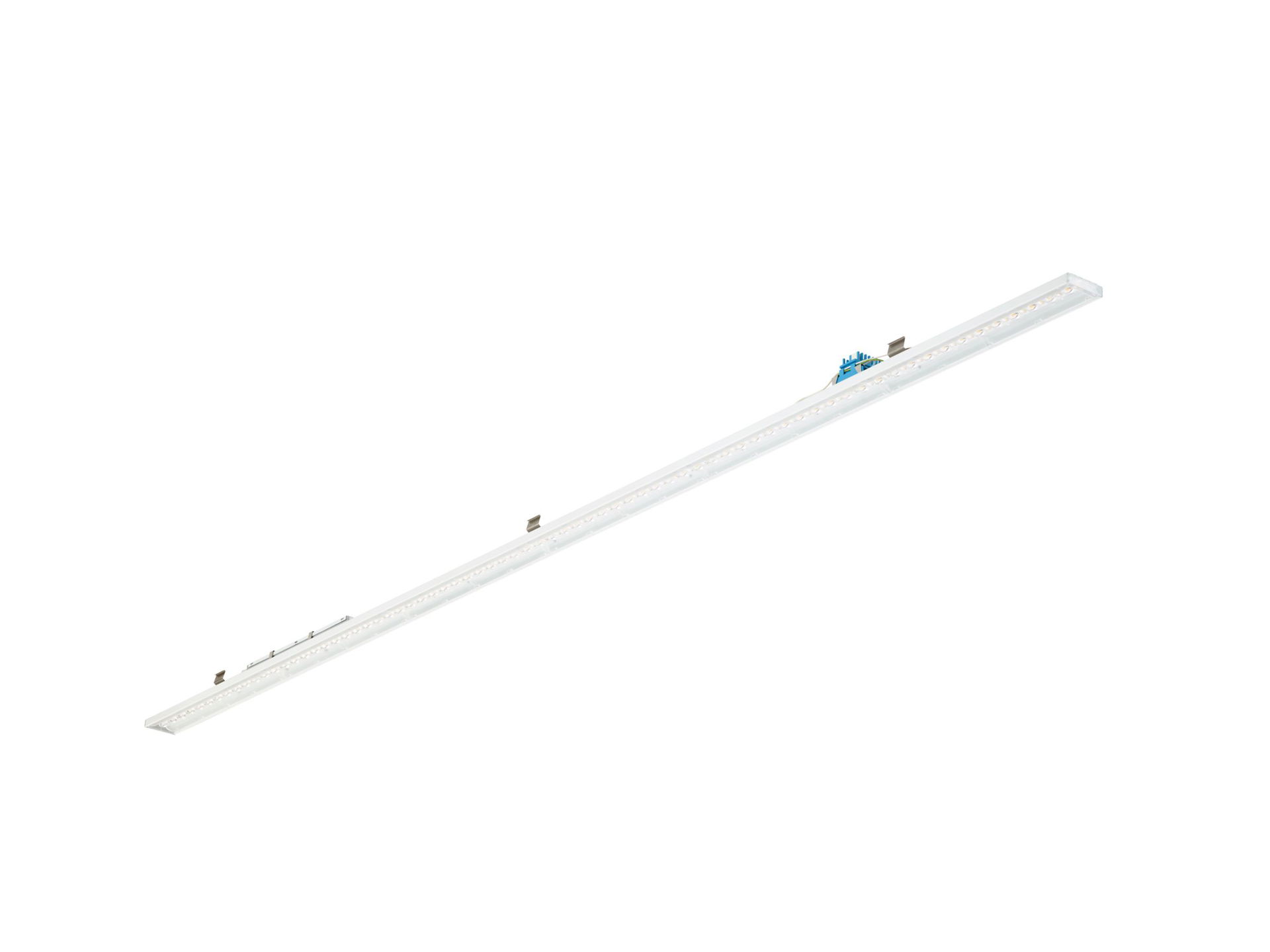 Maxos unify, Trunking light unit, 48.5 W, 2215 mm, 8400 lm, 4000 K, DALI-regelbar, Interact Ready, Sehr breitstrahlend, Texturiert, Weiß, IP20