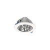 GreenSpace Downlight, 3D printed, 13.5 W, D150 mm, 1950 lm, 4000 K, UGR19, Hochglanzreflektor, Klar, IP20/54