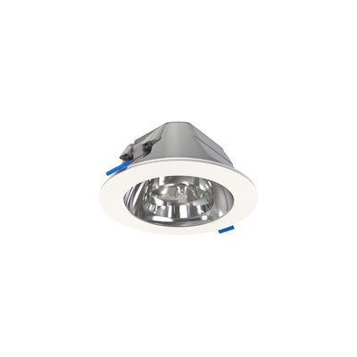GreenSpace Downlight, 3D printed, 13.5 W, D150 mm, 1950 lm, 4000 K, UGR19, Hochglanzreflektor, Klar, IP20/54