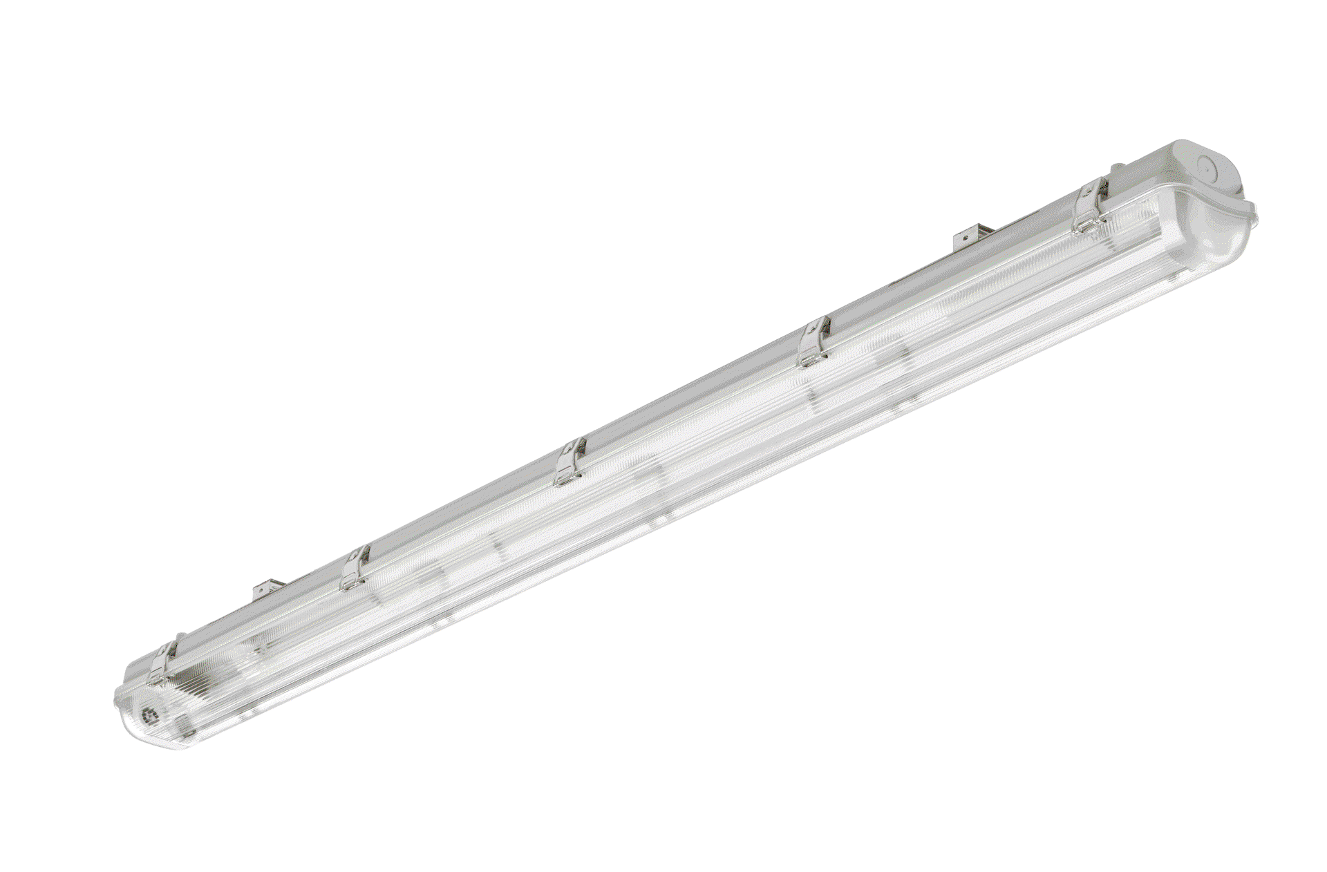 Ledinaire Feuchtraumleuchte Leergehäuse WT050C für T8 LED-Röhren, L1200 mm, IP65, IK08 – Bild 2 von 5