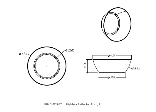 Ledinaire Hallenleuchte All-in, Accessory – Bild 5 von 5