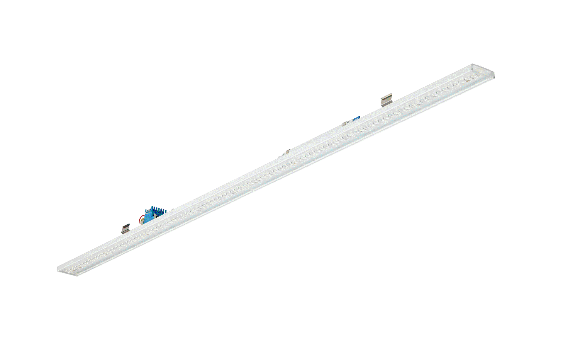 Maxos unify, trunking light unit, 65 W, 1478 mm, 10500 lm, 4000 K, DALI-regelbar, Interact Ready, Tiefstrahlend (NB), Texturiert, Weiß, IP20 – Bild 2 von 5