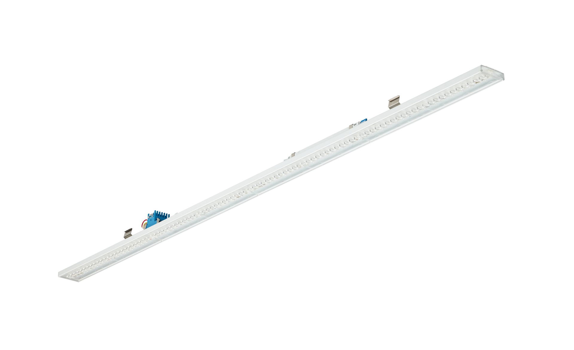 Maxos unify, trunking light unit, 65 W, 1478 mm, 10500 lm, 4000 K, DALI-regelbar, Interact Ready, Tiefstrahlend (NB), Texturiert, Weiß, IP20
