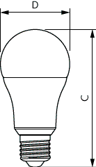 CorePro, LEDbulb, A60, 100 W, E27, 4000 K, 1521 lm, CRI 80, 15000 Stunde(n), Kunststoff – Bild 10 von 10
