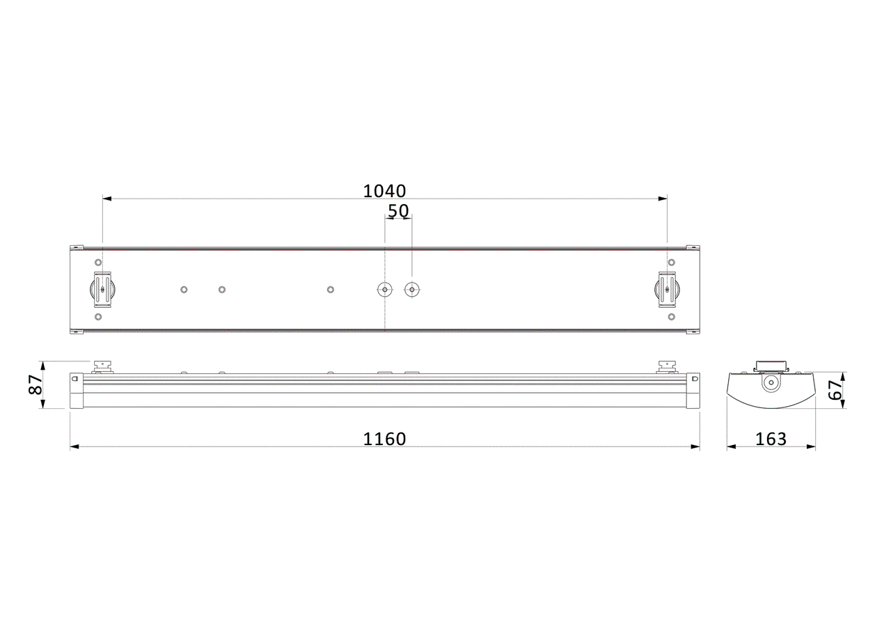CoreLine FastSet, LED-Anbauleuchte, All-in, 34.5 W, L1160 mm, 4800 lm, 3000 K, 4000 K, Kabellos, Interact Ready – Bild 22 von 23