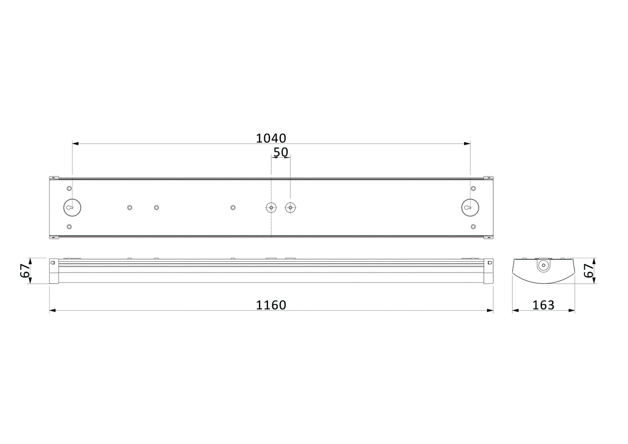 CoreLine FastSet, LED-Anbauleuchte, All-in, 34.5 W, L1160 mm, 4800 lm, 3000 K, 4000 K, Kabellos, Interact Ready – Bild 23 von 23
