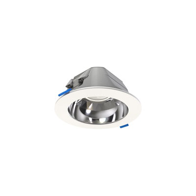 GreenSpace Downlight, 3D printed, 13.5 W, D150 mm, 1950 lm, 3000 K, Hochglanzreflektor, Klar, IP20