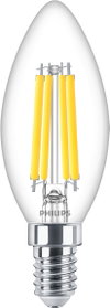 MASTER Value, LEDbulb, B35, 40 W, E14, 2700 K, 470 lm, CRI 90, 15000 Stunde(n), Glas
