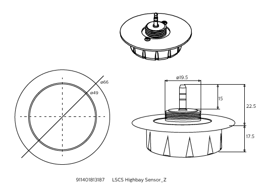 Ledinaire Hallenleuchte All-in, Accessory – Bild 5 von 5