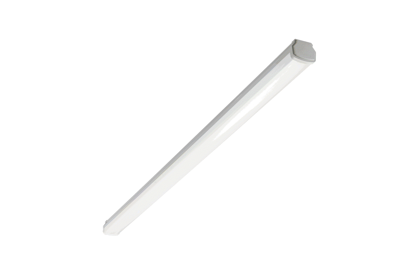 Ledinaire Feuchtraumleuchte WT060C, (in brown Eco Packaging), 46 W, L1500 mm, 5600 lm, 4000 K, Symmetrisch, Opal, IP66, IK08 – Bild 2 von 6