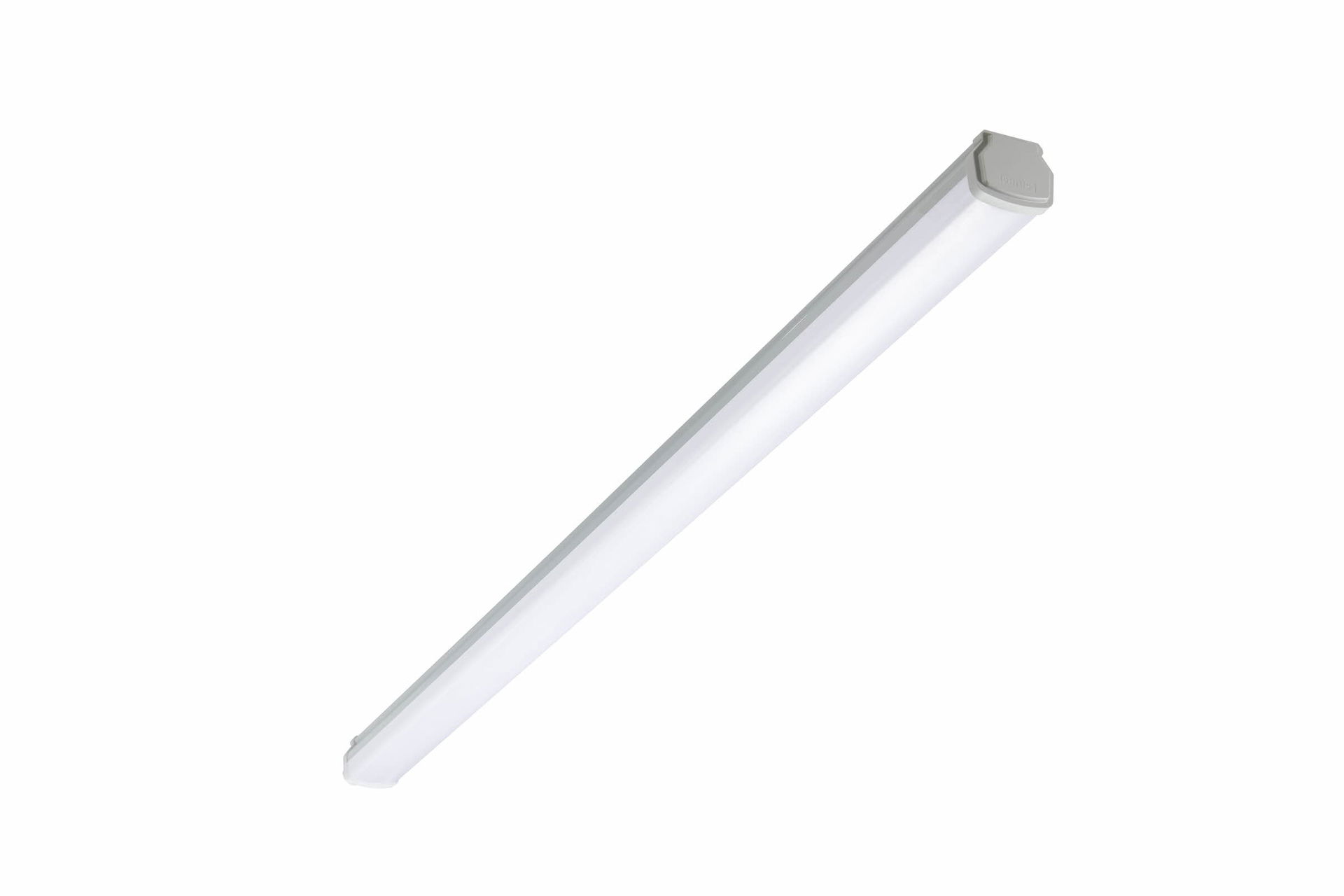 Ledinaire Feuchtraumleuchte WT060C, (in brown Eco Packaging), 46 W, L1500 mm, 5600 lm, 4000 K, Symmetrisch, Opal, IP66, IK08