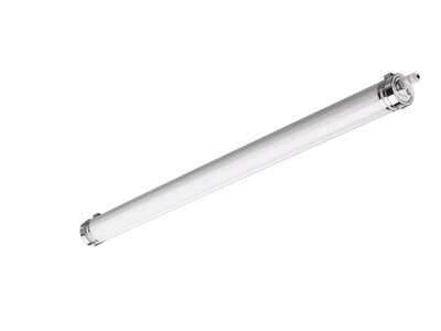 CoreLine Tubular Rohrleuchte Gen2, 31 W, L1200 mm, 5000 lm, 4000 K, Kabellos, Interact Ready, Abstrahlungswinkel (120°), Ovaler Reflektor, Opal, IP68,