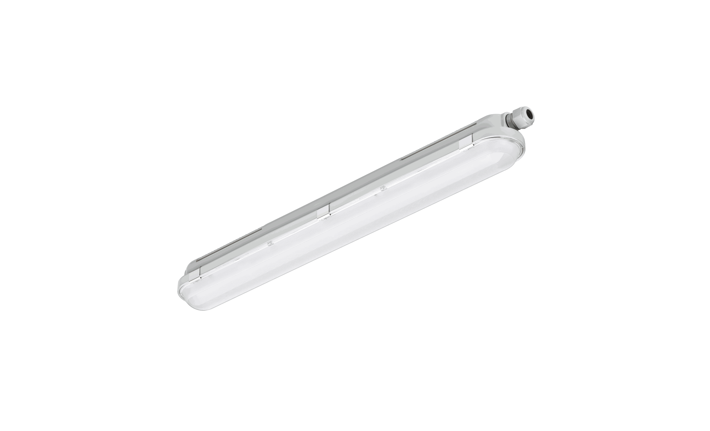 CoreLine Feuchtraumleuchte WT120C, 12.8 W, L600 mm, 2000 lm, 4000 K, Symmetrisch, Klar, IP65, IK08