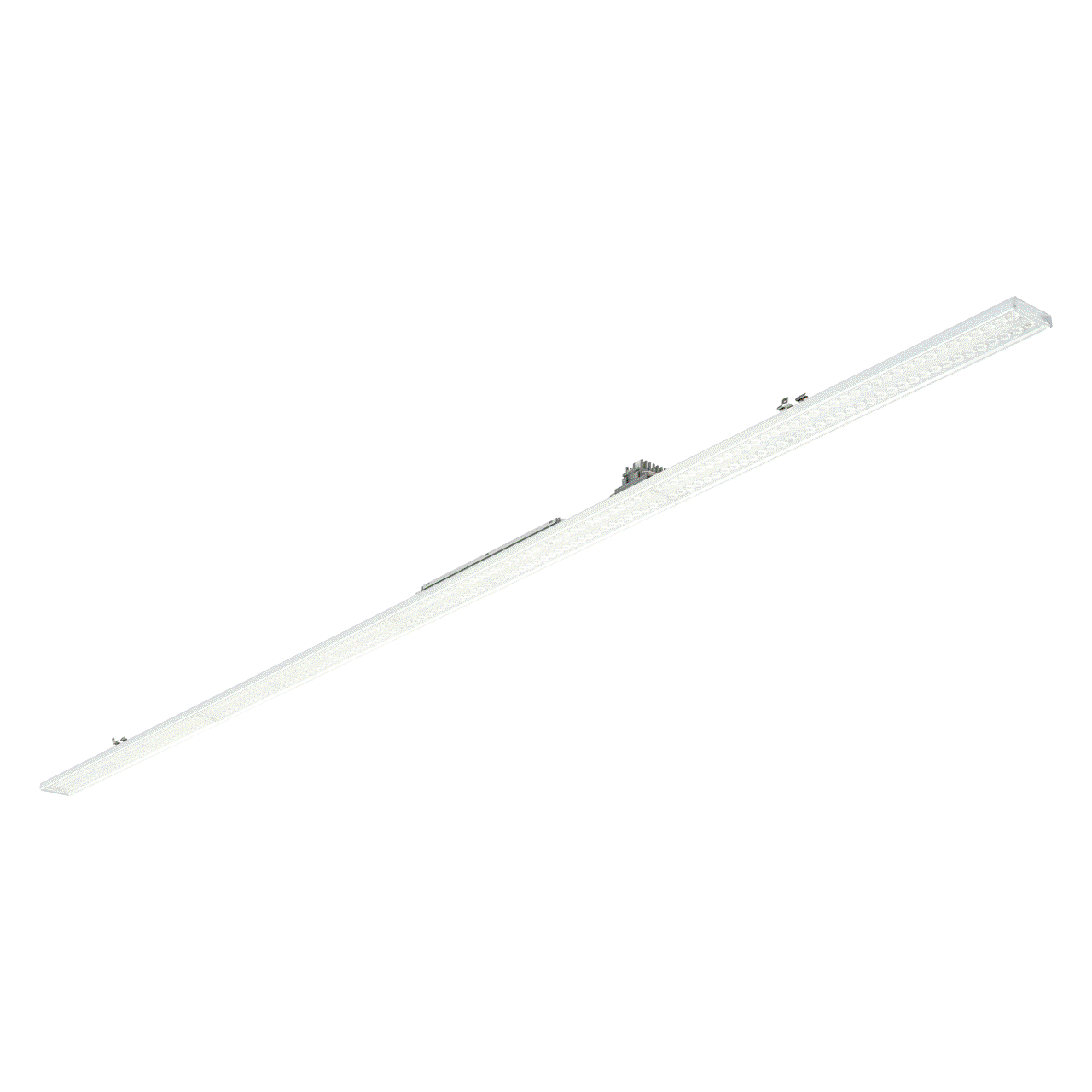 Maxos fusion, trunking light unit, 37 W, L1138 mm, 6100 lm, 4000 K, DALI-regelbar, Interact Ready, Breitstrahlend (WB), Texturiert, Weiß, IP20 – Bild 2 von 7