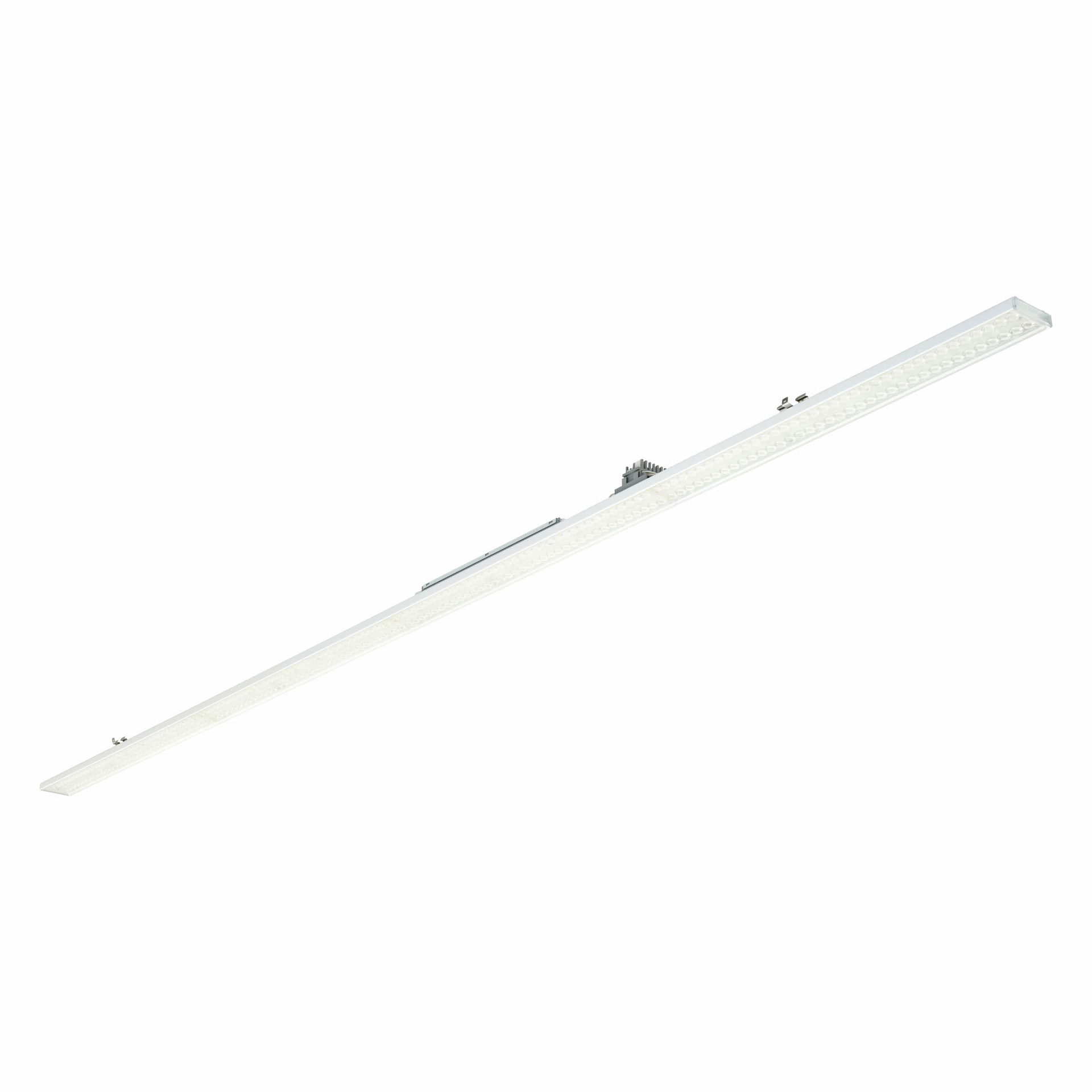 Maxos fusion, trunking light unit, 37 W, L1138 mm, 6100 lm, 4000 K, DALI-regelbar, Interact Ready, Breitstrahlend (WB), Texturiert, Weiß, IP20