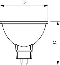 MASTER, LEDspot, MR16, 50 W, GU5.3, 2700 K, 621 lm, CRI 80, 15000 Stunde(n), Glas – Bild 12 von 12