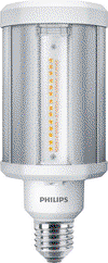 MASTER, LED HPL, Corncob, KVG/VVG/220-240V, 21 W, HPL 50W, SON 50W, E27, 3000 K, 2850 lm, CRI 80, 50000 Stunde(n)