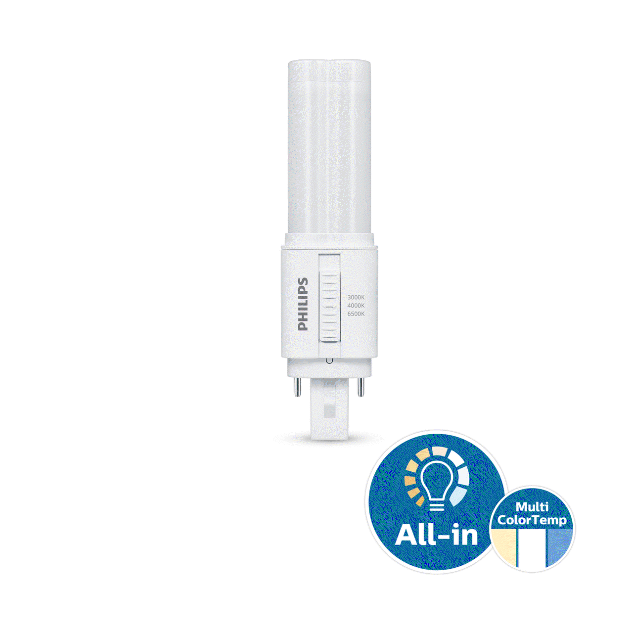 CorePro, LED, PL-C, KVG/VVG/220-240V, 115 mm, 5.9 W, 13W PL-C, 3000 K, 4000 K, 6500 K, 810 lm, 850 lm, 850 lm, CRI 82, 30000 Stunde(n) – Bild 2 von 7