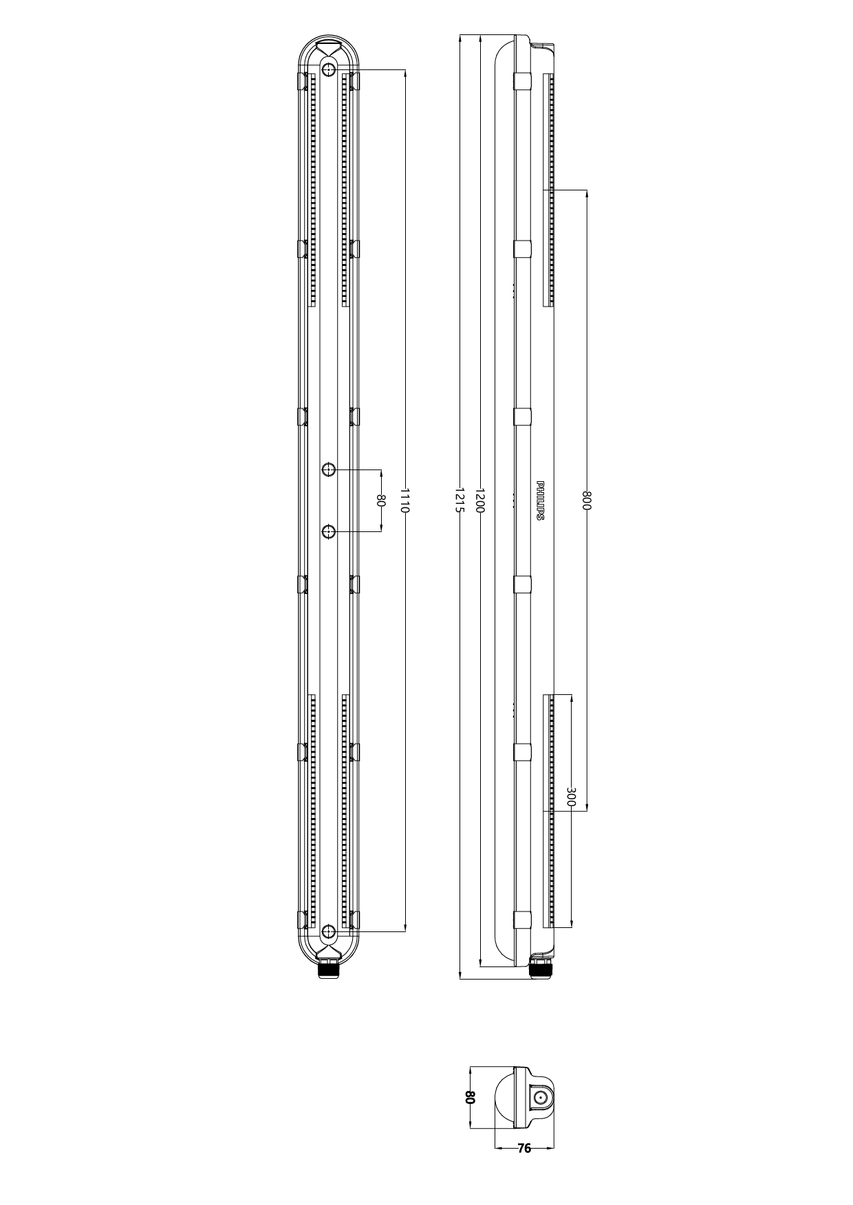 CoreLine waterproof gen3, 17 W, L1200 mm, 2700 lm, 4000 K, Symmetrisch, Klar, IP66, IK08, EL-ready – Bild 19 von 19