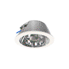 GreenSpace Downlight, 3D printed, 13.5 W, D200 mm, 1950 lm, 4000 K, UGR19, Hochglanzreflektor, Klar, IP20/54
