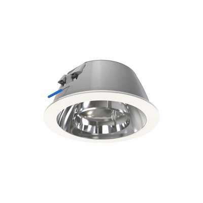 GreenSpace Downlight, 3D printed, 13.5 W, D200 mm, 1950 lm, 4000 K, UGR19, Hochglanzreflektor, Klar, IP20/54