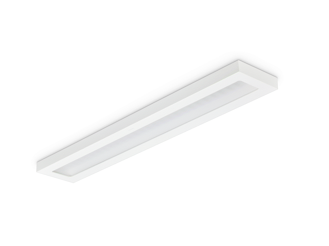 Ledinaire Anbauleuchte, All-in, 33 W, 28 W, 200x1200 mm, 3400 lm, 4000 lm, 4000 K, UGR19, PUSH-IN | Schnellsteckverbinder – Bild 2 von 8