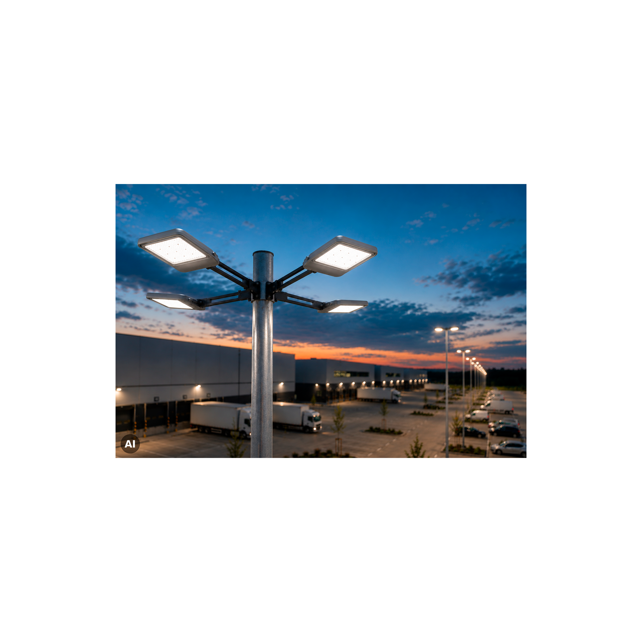 CoreLine Tempo All-in, Floodlight, 185 W, 17000 lm, 26000 lm, 3000 K, 4000 K, 5700 K, CRI80, Symmetrisch – Bild 15 von 19