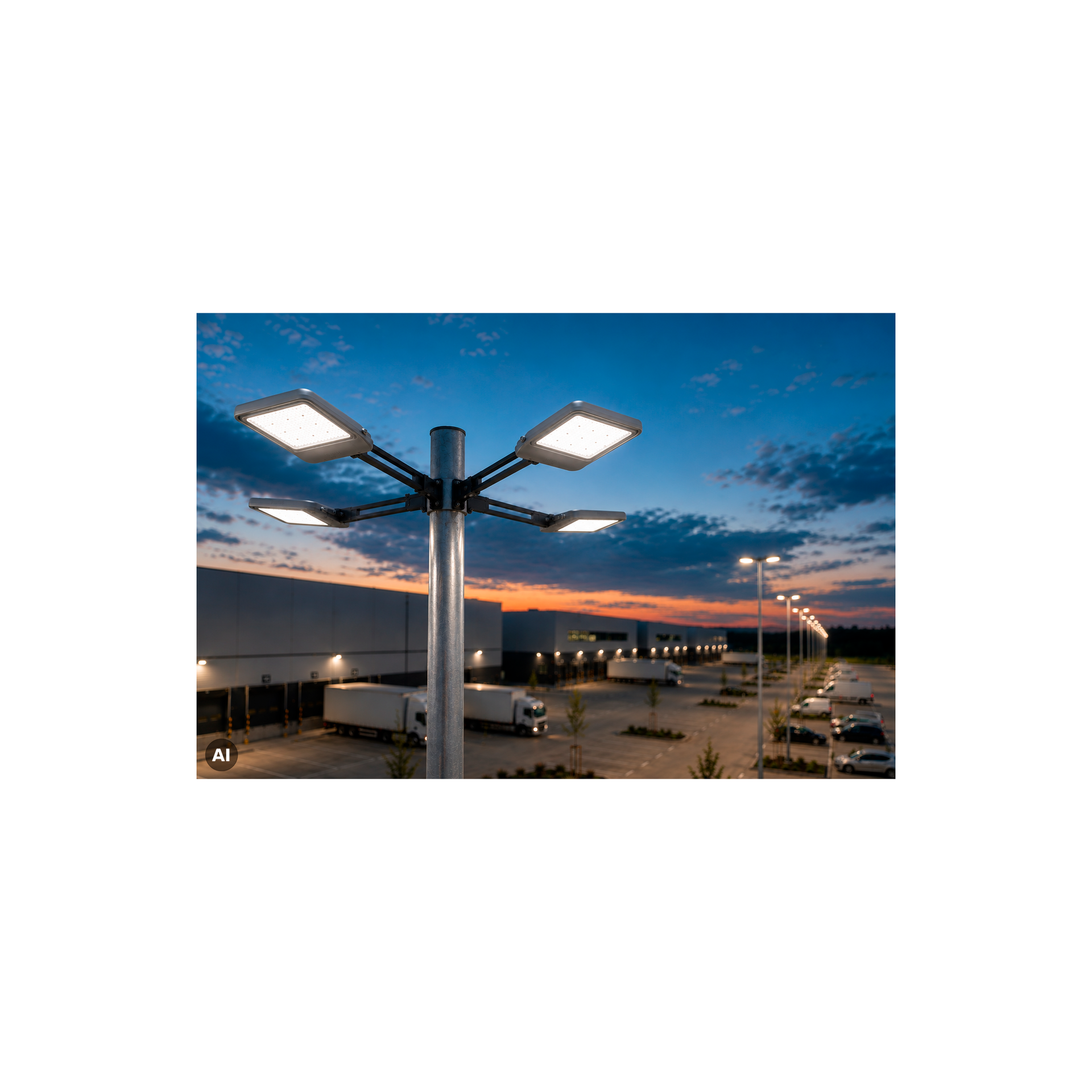 CoreLine Tempo All-in, Floodlight, 185 W, 17000 lm, 26000 lm, 3000 K, 4000 K, 5700 K, CRI80, Symmetrisch – Bild 15 von 19