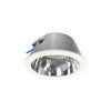 GreenSpace Downlight, 3D printed, 13.5 W, D200 mm, 2000 lm, 4000 K, Hochglanzreflektor, Klar, IP20/54