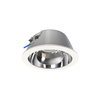 GreenSpace Downlight, 3D printed, 13.5 W, D200 mm, 2100 lm, 4000 K, Hochglanzreflektor, Klar, IP20