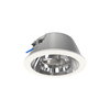 GreenSpace Downlight, 3D printed, 13.5 W, D200 mm, 1950 lm, 4000 K, UGR19, Hochglanzreflektor, Klar, IP20/54