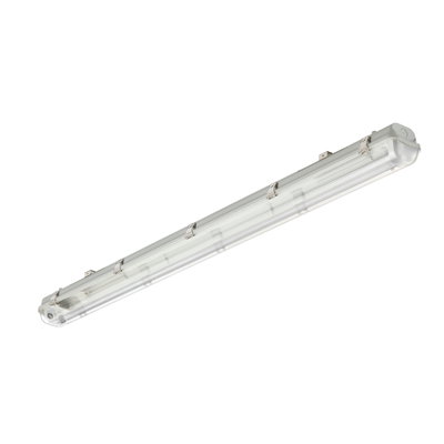 Ledinaire Feuchtraumleuchte Leergehäuse WT050C für T8 LED-Röhren, L1500 mm, IP65, IK08
