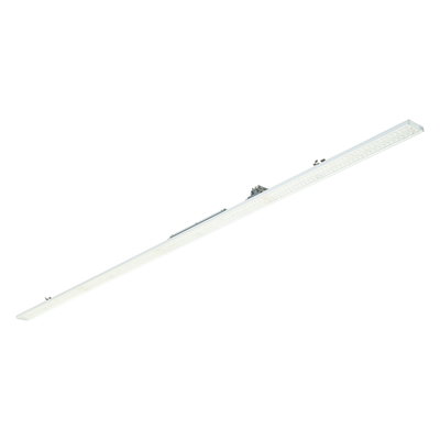 Maxos fusion, trunking light unit, 57 W, L2276 mm, 10100 lm, 4000 K, DALI-regelbar, Interact Ready, Breitstrahlend (WB), Texturiert, Weiß, IP20