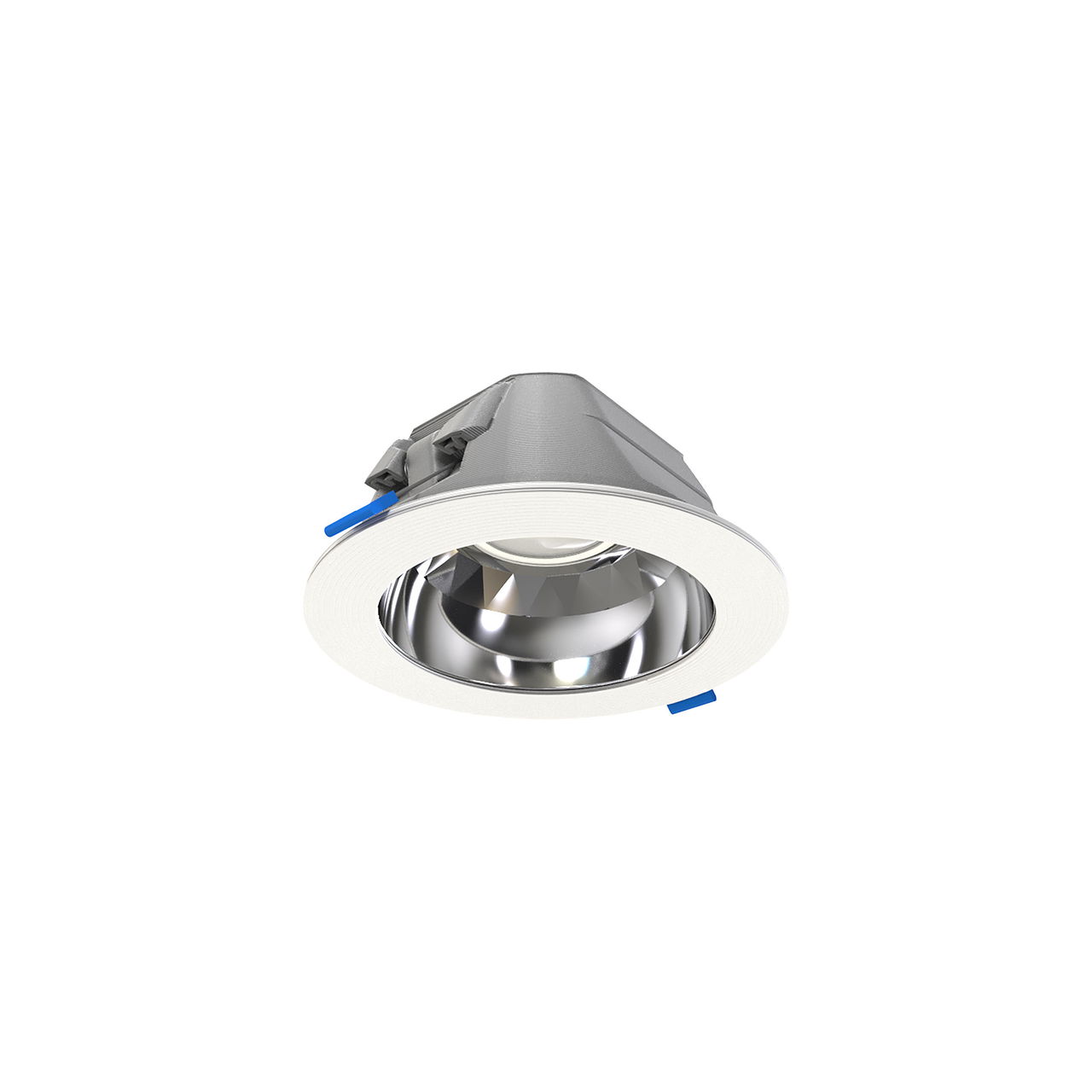 GreenSpace Downlight, 3D printed, 7.7 W, D150 mm, 1150 lm, 3000 K, Hochglanzreflektor, Klar, IP20 – Bild 3 von 5