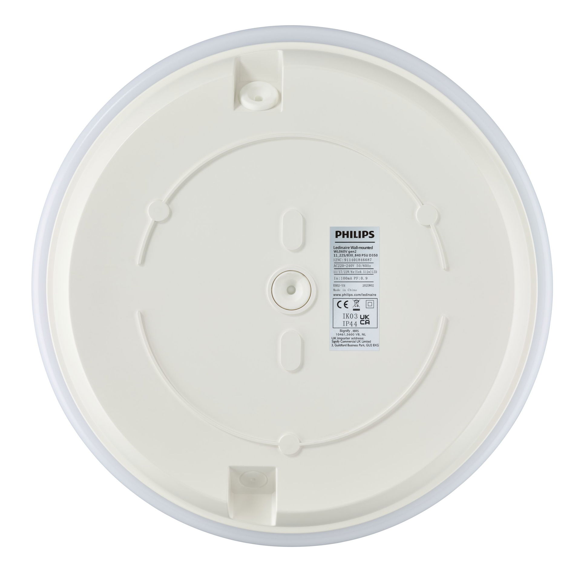 Ledinaire Wand- und Deckenleuchte gen2, All-in, 22 W, 1100 lm, 1700 lm, 2200 lm, 3000 K, 4000 K, Sensorgestütztes Dimmen – Bild 4 von 10