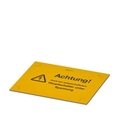 Warnschild