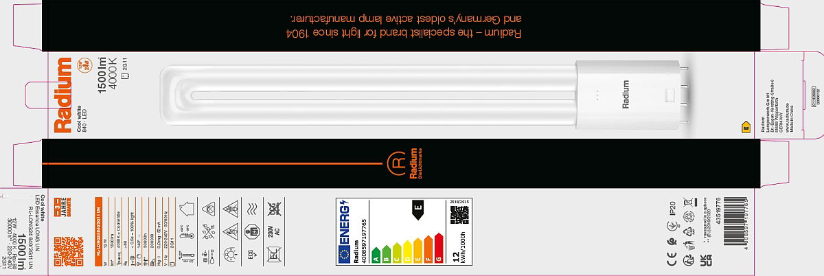 LED Essence Long - Retrofit für Ralux, RL-LONG24 840/2G11 UN – Bild 11 von 12