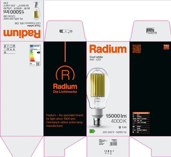 LED HPM-Retrofit, RL-HRL250 840/C/E40 EM – Bild 8 von 9