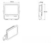 LED Floodlight Star IP65, 1000/830 black