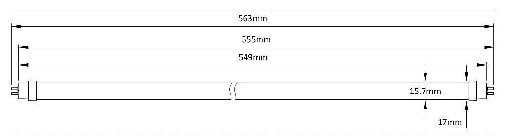 DC Tube für externe Treiber, LED T5 NEO 14/24 865/G5 – Bild 9 von 13