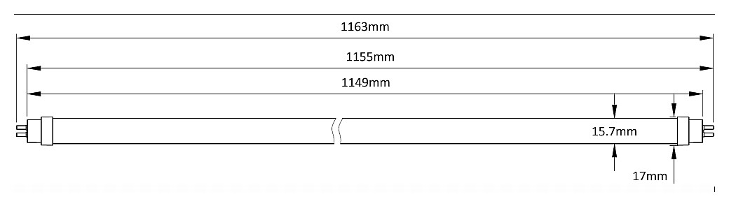 DC Tube für externe Treiber, LED T5 NEO 28/54 865/G5 – Bild 9 von 13