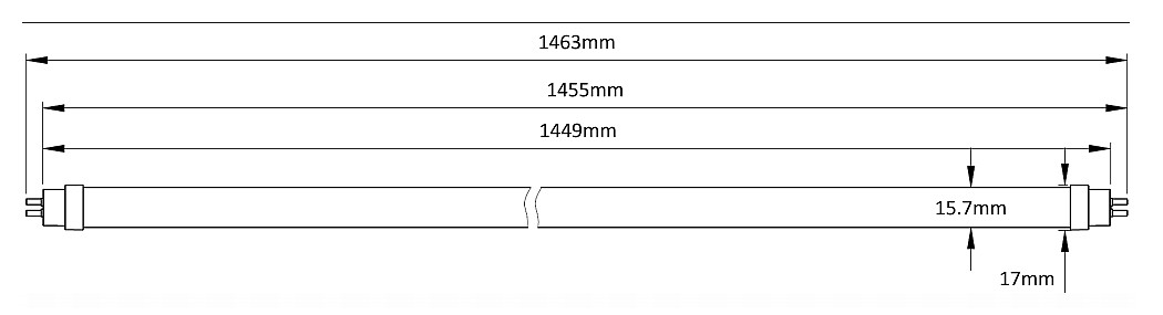 DC Tube für externe Treiber, LED T5 NEO 35/49 830/G5 – Bild 9 von 13