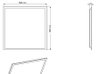 LED-Rasterleuchte Essence, Panel 600, 33W/840 UGR IP40